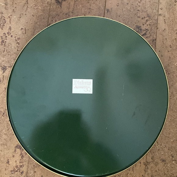 Vtg 80’s Department 56 metal serving tray for Christmas/New Year’s celebration - Picture 8 of 12